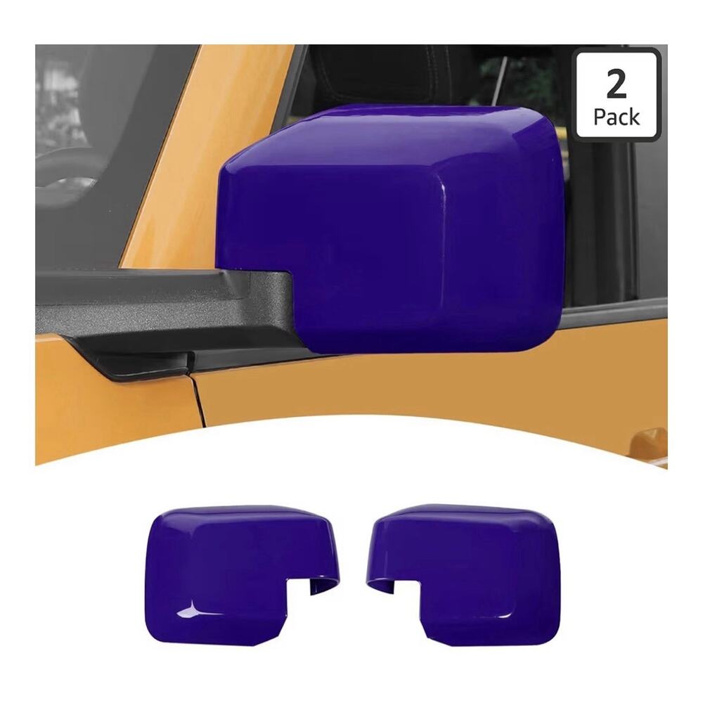 Ford Bronco Mirror Cover Trim Purple 2021-2023 Side Mirror Caps 2pc‎